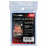 ULTRA PRO - Soft Card Sleeves 100 pk - Suits Cards 2.5" x 3.5"